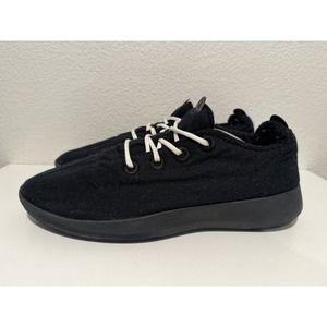 ALLBIRDS Mens Merino Wool Runner WRM Black Lace Up Sneakers Sz 14 (0822 NV1)